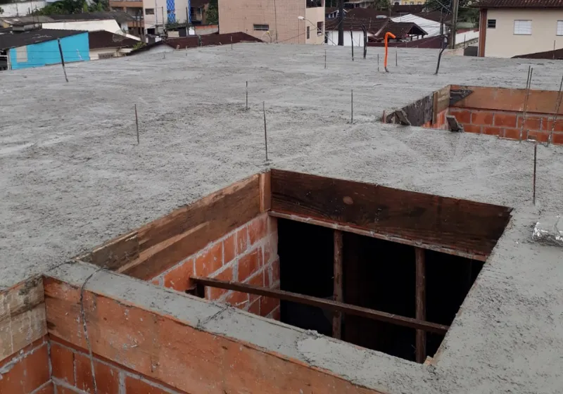 Concretagem de laje